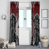 Aotearoa and Australia Window Curtain New Zealand Honour The Treaty Ake!Ake!Ake! LT9 - Polynesian Pride