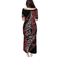 Koru Fern New Zealand Puletasi Maori Tribal Pattern LT9 - Polynesian Pride