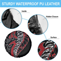 Koru Fern New Zealand Spare Tire Cover Maori Tribal Pattern LT9 - Polynesian Pride