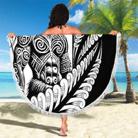 Koru Fern New Zealand Maori Tribal Warrior Beach Blanket - LT9 - Polynesian Pride
