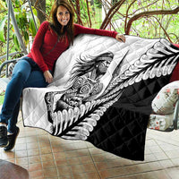 Koru Fern New Zealand Maori Tribal Warrior Quilt