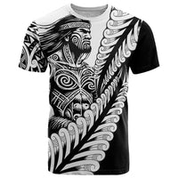 Koru Fern New Zealand Maori Tribal Warrior T Shirt LT9 Black - Polynesian Pride