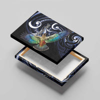 New Zealand Kea Bird Personalised Canvas Wall Art Maori Tribal Koru Art LT9 - Polynesian Pride