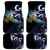 New Zealand Kea Bird Personalised Car Mats Maori Tribal Koru Art LT9 - Polynesian Pride