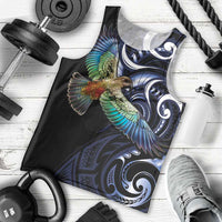 New Zealand Kea Bird Personalised Men Tank Top Maori Tribal Koru Art LT9 - Polynesian Pride