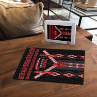 Toitu Te Tiriti Waitangi Puzzle Black Wharenui House LT9 - Polynesian Pride