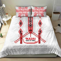 Toitu Te Tiriti Waitangi Bedding Set White Wharenui House LT9 - Polynesian Pride