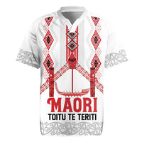Toitu Te Teriti Waitangi Rugby Jersey White Wharenui House - Polynesian Pride