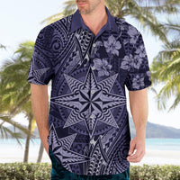 Vintage Tonga Tribal Ngatu Pattern Hawaiian Shirt With Pacific Floral Pink Art LT9 - Polynesian Pride