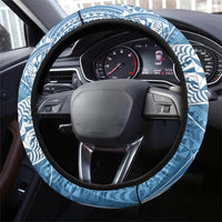 Tonga Apifo'ou College Steering Wheel Cover Since 1865 Special Kupesi Pattern LT9 - Polynesian Pride