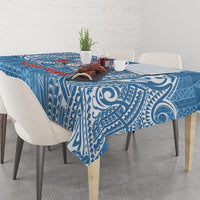 Personalised Tonga Apifo'ou College Tablecloth Since 1865 Special Kupesi Pattern LT9 - Polynesian Pride