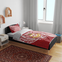 Personalised Kolisi Tonga Atele 142nd Anniversary Bedding Set Special Kupesi Pattern LT9 - Polynesian Pride