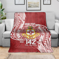 Personalised Kolisi Tonga Atele 142nd Anniversary Blanket Special Kupesi Pattern LT9 - Polynesian Pride