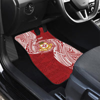 Personalised Kolisi Tonga Atele 142nd Anniversary Car Mats Special Kupesi Pattern LT9 - Polynesian Pride