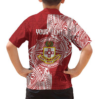 Personalised Kolisi Tonga Atele 142nd Anniversary Hawaiian Shirt Special Kupesi Pattern LT9 - Polynesian Pride