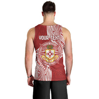 Personalised Kolisi Tonga Atele 142nd Anniversary Men Tank Top Special Kupesi Pattern LT9 - Polynesian Pride