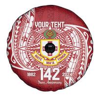 Personalised Kolisi Tonga Atele 142nd Anniversary Spare Tire Cover Special Kupesi Pattern LT9 - Polynesian Pride