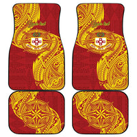 Personalised Kolisi Tonga Atele Car Mats Since 1882 Simple Ngatu Pattern LT9 - Polynesian Pride