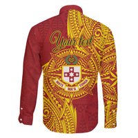 Personalised Kolisi Tonga Atele Family Matching Puletasi and Hawaiian Shirt Since 1882 Simple Ngatu Pattern LT9 - Polynesian Pride