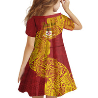 Personalised Kolisi Tonga Atele Family Matching Tank Maxi Dress and Hawaiian Shirt Since 1882 Simple Ngatu Pattern LT9 - Polynesian Pride