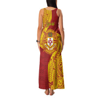 Personalised Kolisi Tonga Atele Family Matching Tank Maxi Dress and Hawaiian Shirt Since 1882 Simple Ngatu Pattern LT9 - Polynesian Pride