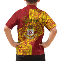 Personalised Kolisi Tonga Atele Hawaiian Shirt Since 1882 Simple Ngatu Pattern LT9 - Polynesian Pride
