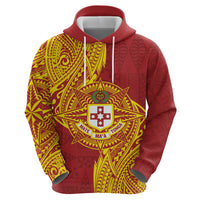 Personalised Kolisi Tonga Atele Hoodie Since 1882 Simple Ngatu Pattern
