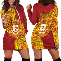Personalised Kolisi Tonga Atele Hoodie Dress Since 1882 Simple Ngatu Pattern LT9 - Polynesian Pride