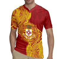 Personalised Kolisi Tonga Atele Rugby Jersey Since 1882 Simple Ngatu Pattern LT9 - Polynesian Pride