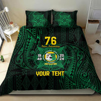Personalised Tonga Liahona High School 76th Anniversary Bedding Set Special Kupesi Pattern LT9 - Polynesian Pride