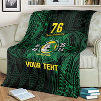 Personalised Tonga Liahona High School 76th Anniversary Blanket Special Kupesi Pattern LT9 - Polynesian Pride