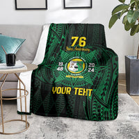 Personalised Tonga Liahona High School 76th Anniversary Blanket Special Kupesi Pattern LT9 - Polynesian Pride