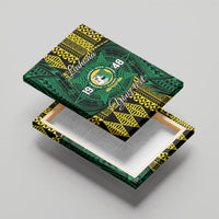 Personalised Tonga Liahona High School Canvas Wall Art Since 1948 Special Kupesi Pattern LT9 - Polynesian Pride
