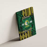 Personalised Tonga Liahona High School Canvas Wall Art Since 1948 Special Kupesi Pattern LT9 - Polynesian Pride