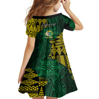 Personalised Tonga Liahona High School Family Matching Puletasi and Hawaiian Shirt Since 1948 Special Kupesi Pattern LT9 - Polynesian Pride