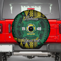 Personalised Tonga Liahona High School Spare Tire Cover Since 1948 Special Kupesi Pattern LT9 - Polynesian Pride