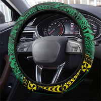 Tonga Liahona High School Steering Wheel Cover Since 1948 Special Kupesi Pattern LT9 - Polynesian Pride