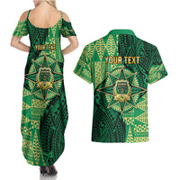 Personalised Tonga Saineha High School Couples Matching Summer Maxi Dress and Hawaiian Shirt Since 1978 Special Kupesi Pattern LT9 - Polynesian Pride