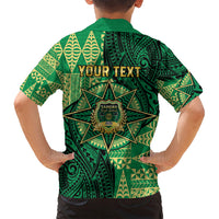 Personalised Tonga Saineha High School Family Matching Summer Maxi Dress and Hawaiian Shirt Since 1978 Special Kupesi Pattern LT9 - Polynesian Pride