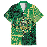 Personalised Tonga Saineha High School Hawaiian Shirt Since 1978 Special Kupesi Pattern LT9 Green - Polynesian Pride