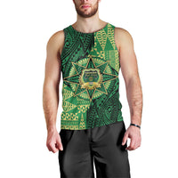 Personalised Tonga Saineha High School Men Tank Top Since 1978 Special Kupesi Pattern LT9 - Polynesian Pride