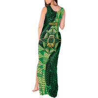 Personalised Tonga Saineha High School Tank Maxi Dress Since 1978 Special Kupesi Pattern LT9 - Polynesian Pride