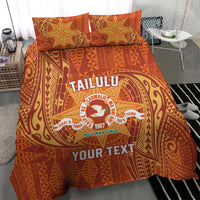 Personalised Tonga Tailulu College Bedding Set Since 1967 Special Kupesi Pattern Version 1 LT9 - Polynesian Pride