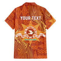 Personalised Tonga Tailulu College Family Matching Tank Maxi Dress and Hawaiian Shirt Since 1967 Special Kupesi Pattern Version 1 LT9 - Polynesian Pride