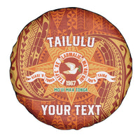 Personalised Tonga Tailulu College Spare Tire Cover Since 1967 Special Kupesi Pattern Version 1 LT9 - Polynesian Pride