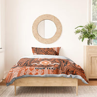 Personalised Tonga Tailulu College Bedding Set Since 1967 Special Kupesi Pattern Version 2 LT9 - Polynesian Pride