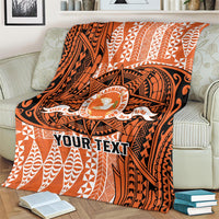 Personalised Tonga Tailulu College Blanket Since 1967 Special Kupesi Pattern Version 2 LT9 - Polynesian Pride