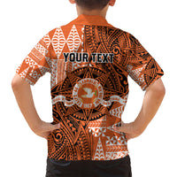 Personalised Tonga Tailulu College Family Matching Tank Maxi Dress and Hawaiian Shirt Since 1967 Special Kupesi Pattern Version 2 LT9 - Polynesian Pride