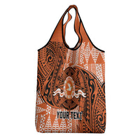 Personalised Tonga Tailulu College Grocery Bag Since 1967 Special Kupesi Pattern Version 2 LT9 - Polynesian Pride