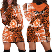 Personalised Tonga Tailulu College Hoodie Dress Since 1967 Special Kupesi Pattern Version 2 LT9 - Polynesian Pride